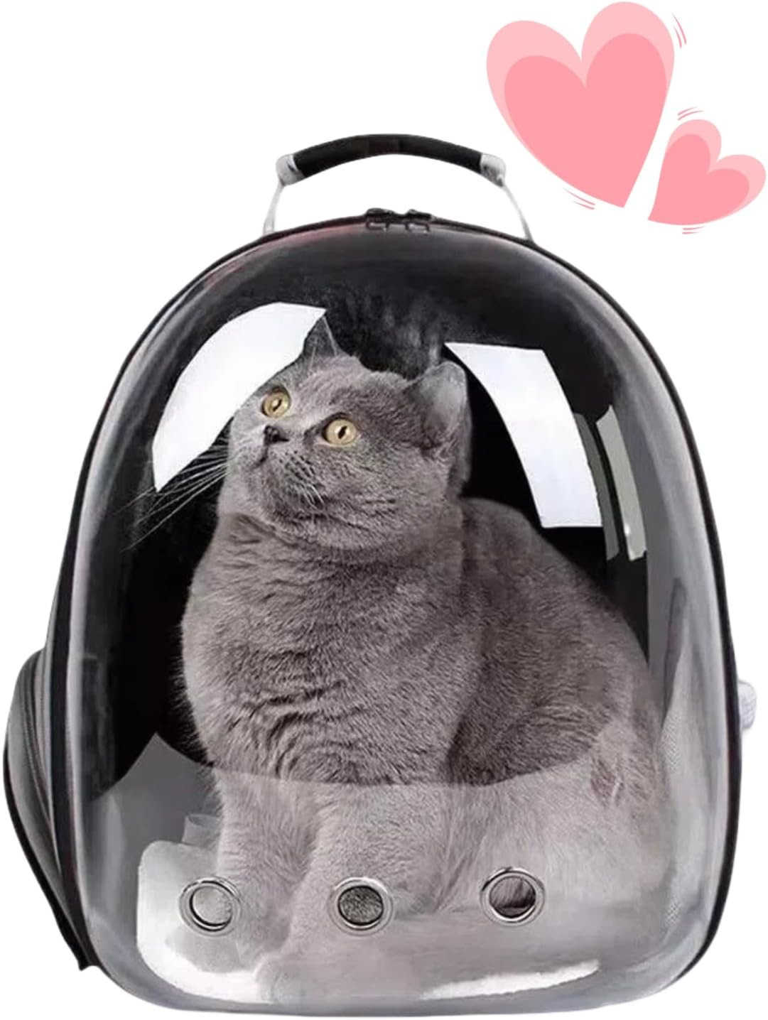 Cat Backpack Bubble Cats and Dogs Pet Carrier Hard Suitable for Cats Traveling Cat Bag Carrier Transparent Outdoor Waterproof Spacecraft Pet Backpack 