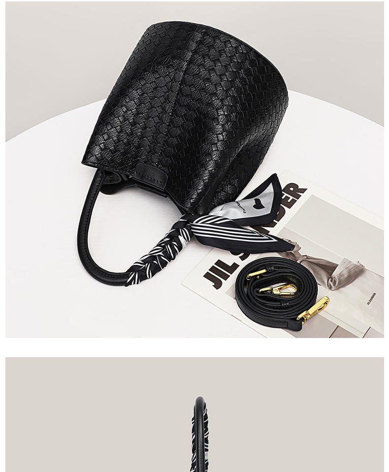 Free Shipping Designer Bag Bucket Bag Women's New Leather Women's Bag Crossbody Small Luxury Bag Bag High-end Woven Bag Handbag