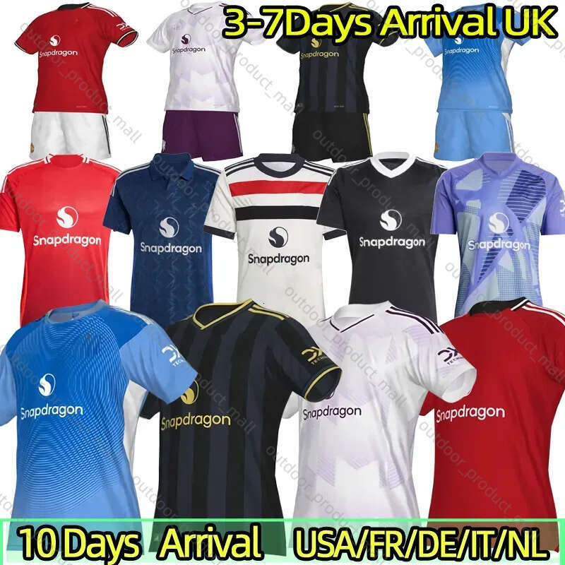 4Xl 24 25 26 RASHFORD MOUNT MAGUIRE Soccer Jerseys 2024 2025 2026 SANCHO Fernandes ANTONY MAINOO CASEMIRO Long Sleeve Football Shirt Man Women Kids Kit A2b