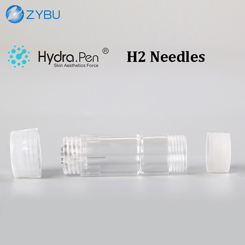Set of 50Pcs Replacement Hydrapen H2 Nano Needle Cartridges Skin Care Pens MTS Tips with Various Tip Sizes 0.25mm 0.5mm 1.0mm 12Pin Nano-HR Nano-HS Hy