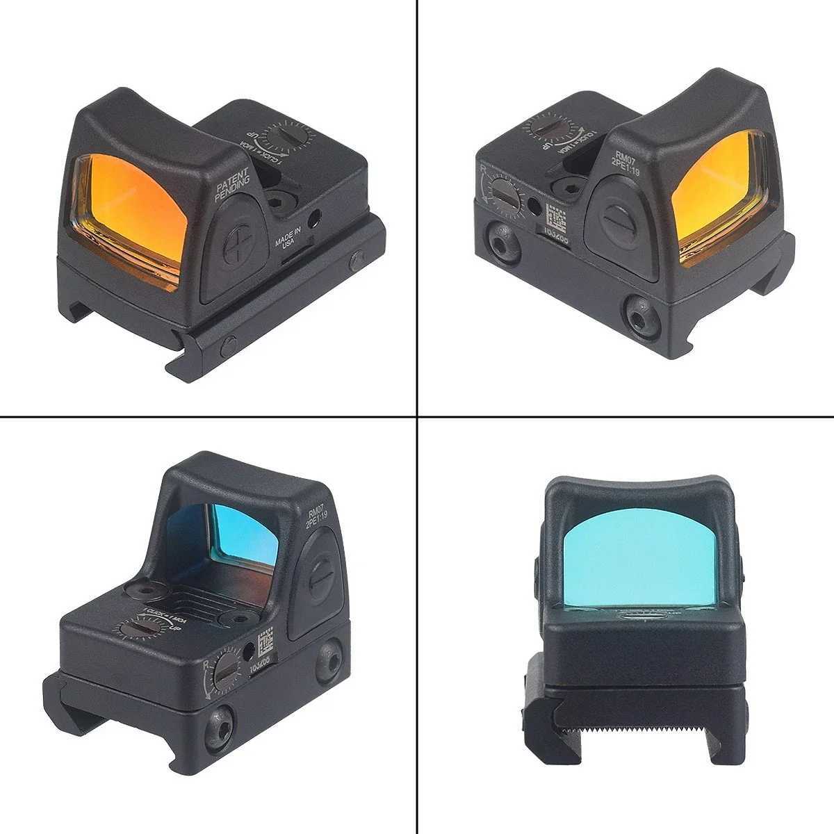 Red Dot Sight NYLON METAL Reflex Sights Scope with Picatinny and GLOCK Mount for Airsoft Rifle Handgun Hunting Glock17 Sight C250912