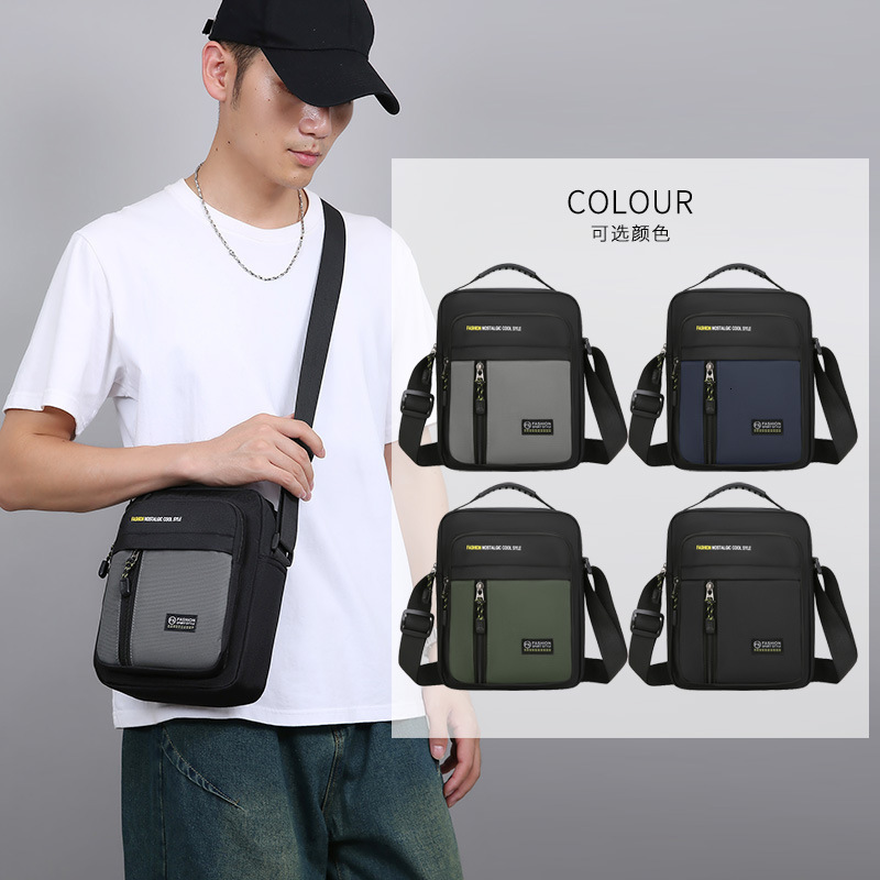 New Free Shipping Men S Bag Single Shoulder Bag Crossbody Bag Vertical Style Casual Outdoor Luxury Designer Bag Bag Korean Version Bag Water Resistant