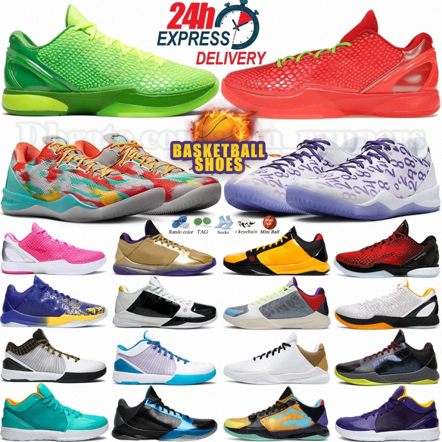 Designer basketball shoes 6s Mens sneaker Reverse Grinch Venice Beach 4 Protro Halo 8 sweet 16 Gigi 5 Bruce Lee Alternate Big Stage Chaos White Del Sol Sports Trainers