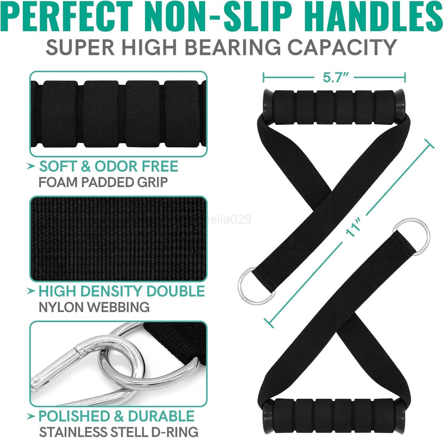 Resistance Bands for Working Out Exercise Bands with Handles Stretch Bands for Exercise Workout Bands with Door Anchors for Physical Therapy Strength 