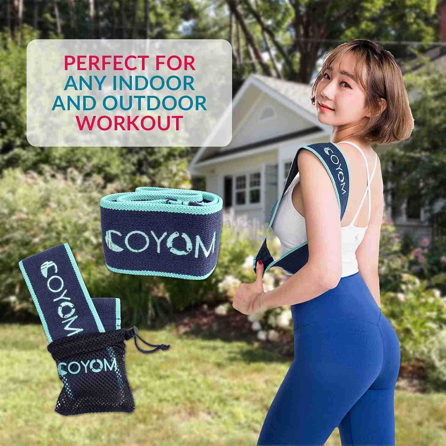 Resistance Bands for Men Women Workout Resistance Bands for Abductors Hip Flexors Glutes Yoga Physical Therapy Home Fitness W250912