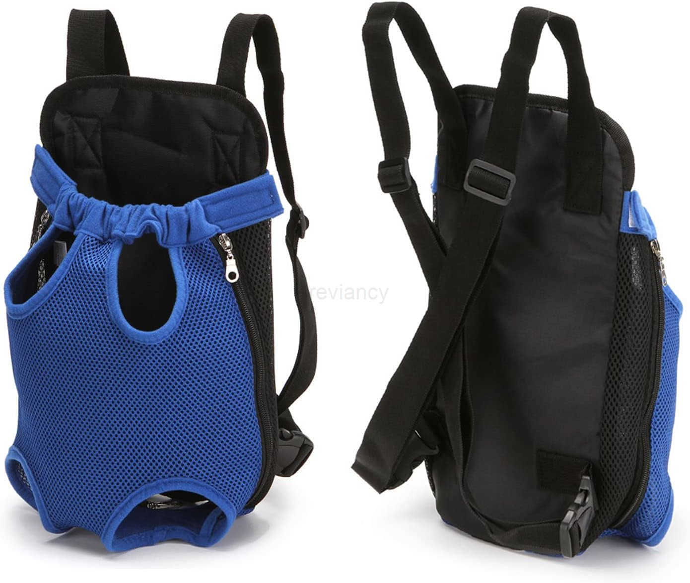 Pet Carrier Backpack Lightweight Soft Mesh Breathable Cat Dog Carrier with Front Legs Out Design for Small Medium Dogs Cats Travel Outdoor AdventureW2