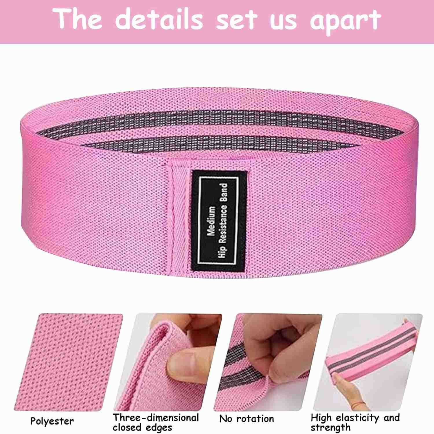 Resistance Bands for Working Out Resistance Bands 3 Set of Stretch Exercise Workout Bands for Booty Legs Booty Band for Yoga Starter Set Pilates Worki