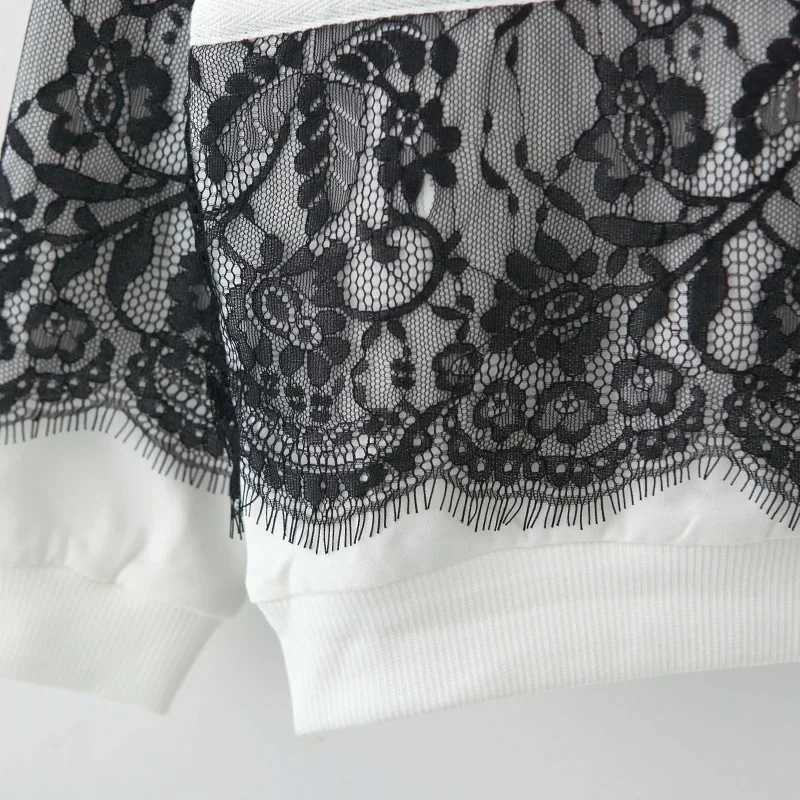 LZH Spring Autumn Girls Sports Suits Children Clothing Toddler Clothes Lace Warm Hooded Costume Outfit Kids Tracksuit Sets 38Y C250912