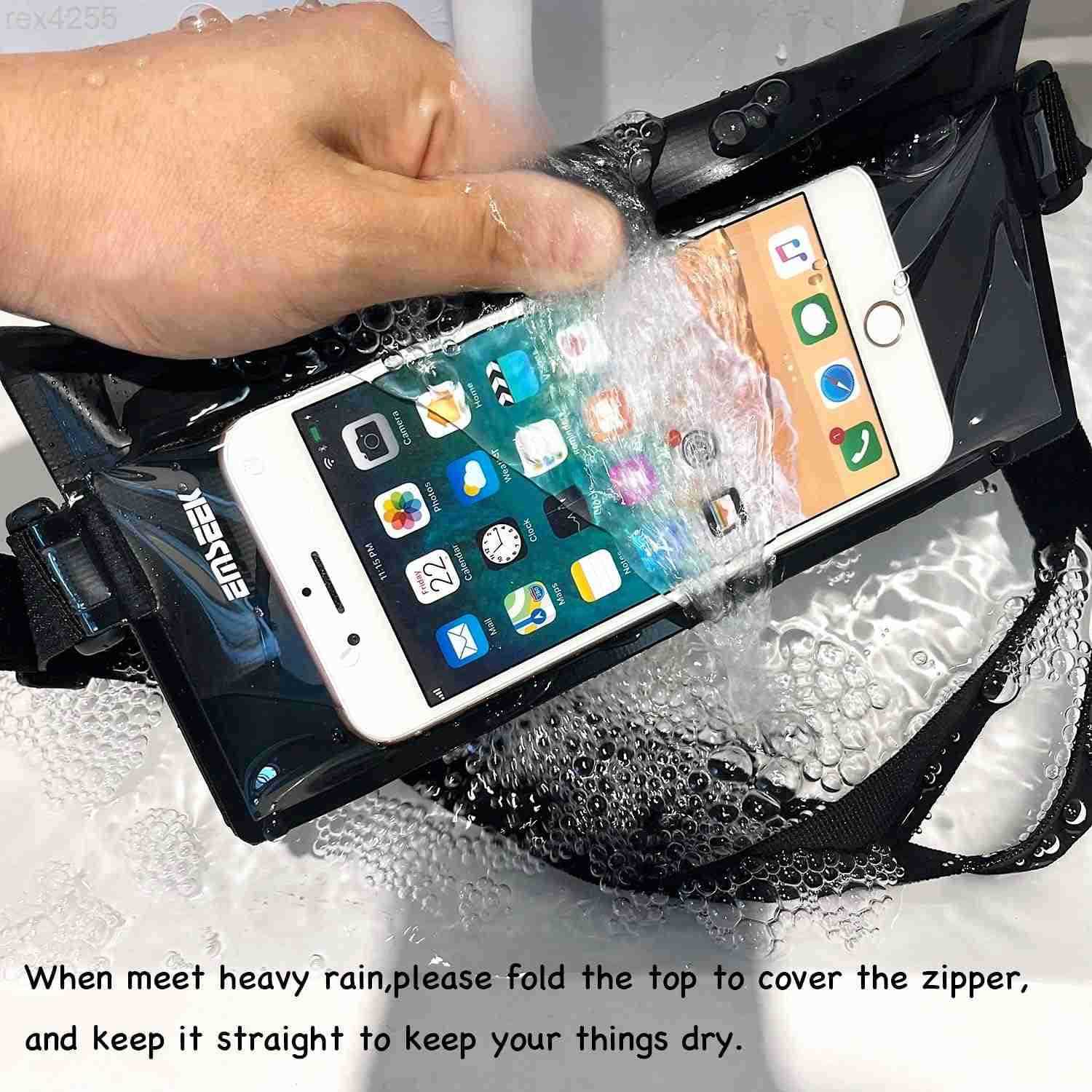 Small Crossbody Bag Travel Fanny Pack Water Resistant Chest Bag Waist Pouch for Biking Running Walking Workout Sports Event ClearW250912