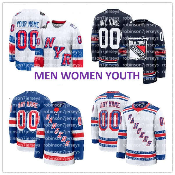 Ranger Hockey Jersey Artemi Panarin Will Cuylle Adam Fox Mika Zibanejad Alexis Lafreniere Vincent Trocheck Reilly Smith Kaapo Kakko Chris Kreider MEN