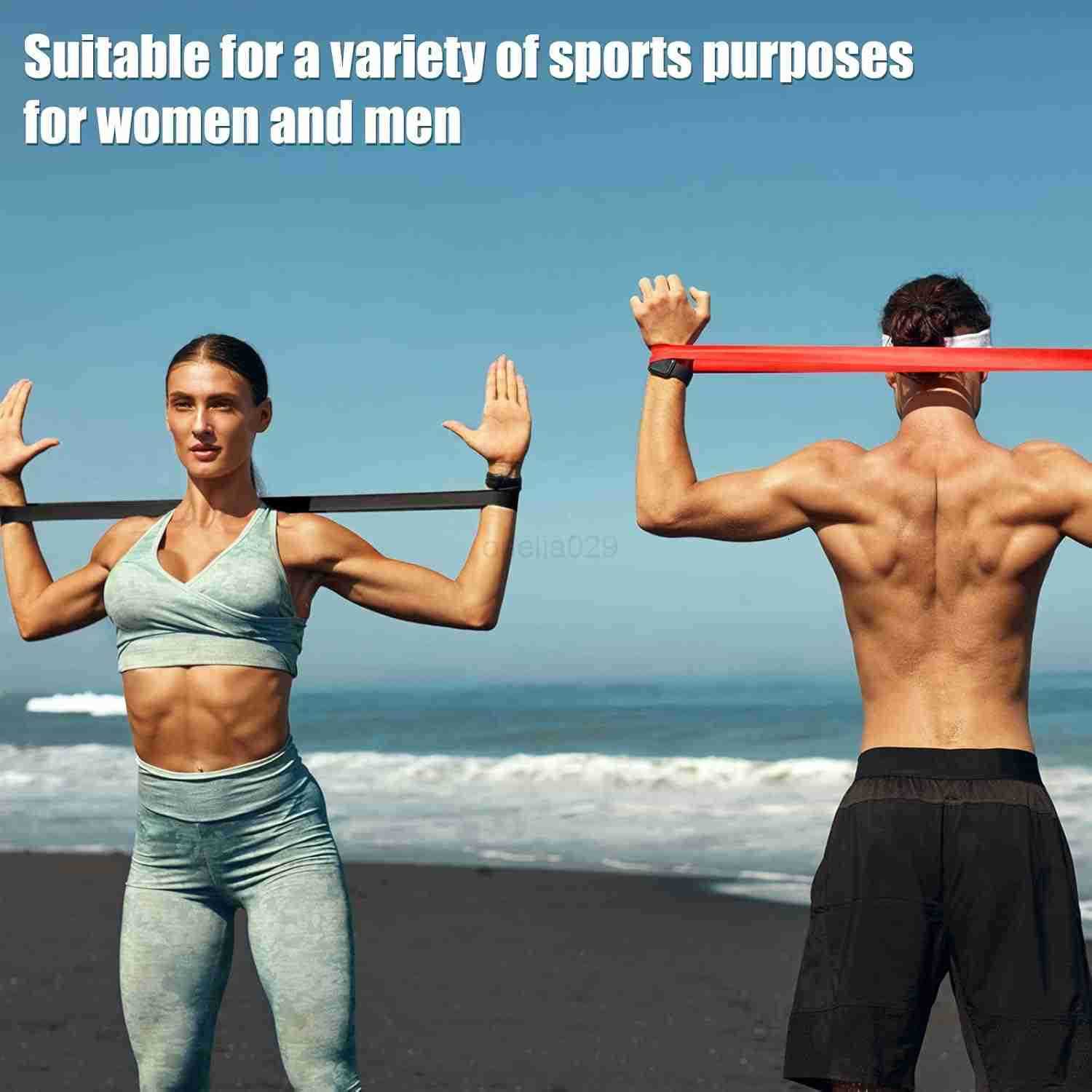 20 Pcs Resistance Bands for Women Men 10115 Lbs 5 Different Resistance Levels Loop Exercise Bands for Leg Working Gym W250912