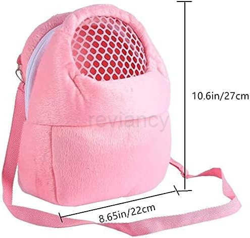 Sugar Glider Carrier Portable Travel Bag Warm Pouch and Breathable Outdoor Portable Tote Bag for Guinea Pig Hedgehog Chinchilla Sugar Glider Hamster S
