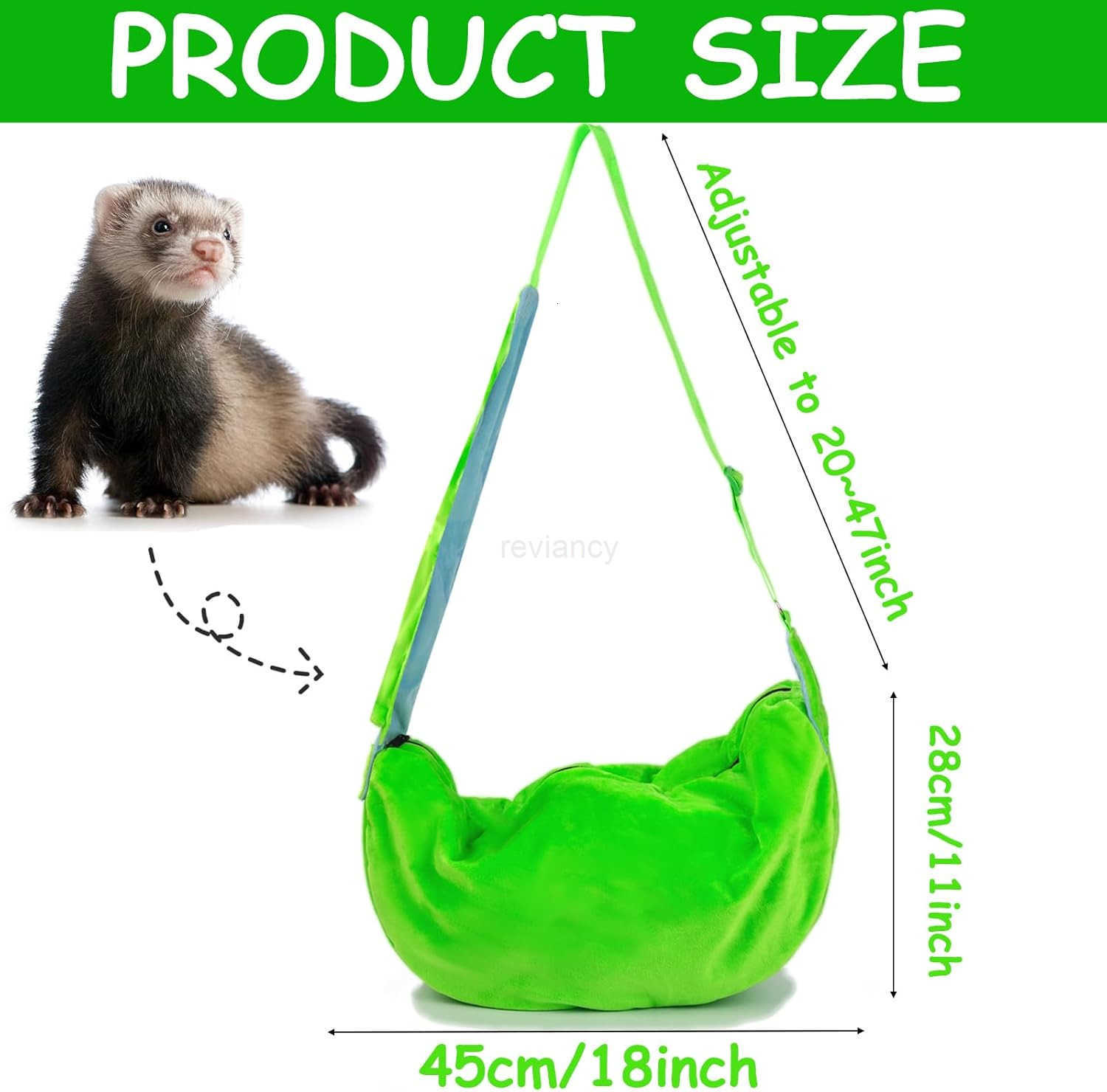 Sling Carrier Small Pet Bag with Adjustable Strap Cozy Bunny Carrying Travel Cuddler HandsFree Bonding Pouch Front for Guinea Pig Puppy Kitten Small A