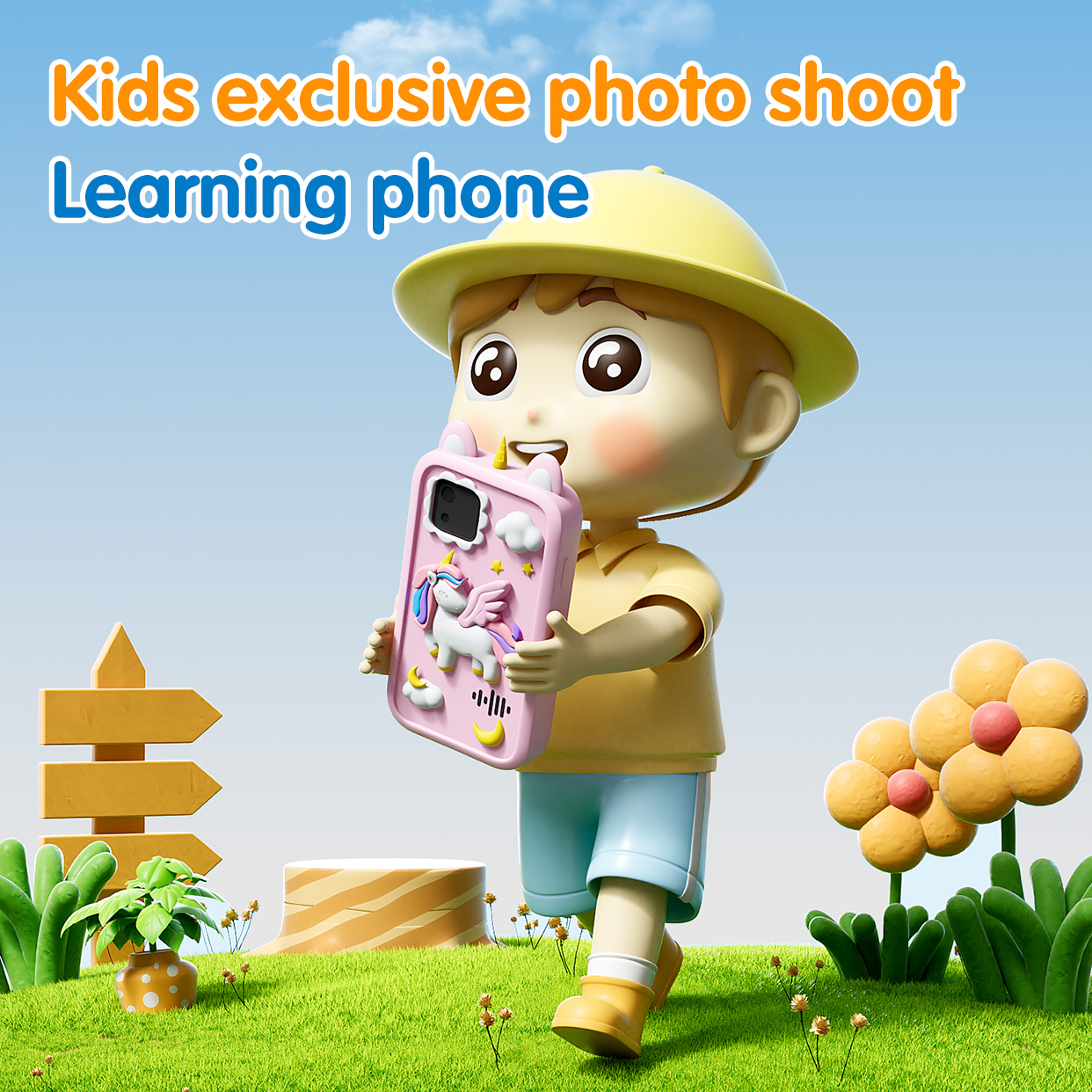 Stylish Childrens Portable Video Camcorder Featuring Magical Themes & Powerful Internal Energy Source