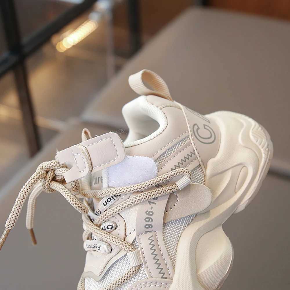 Autumn Teenager Kids Sneakers PU Leather Wateproof Childrens Sport Shoes Antislippery Outdoor Boys Girls Running Shoes Y250912