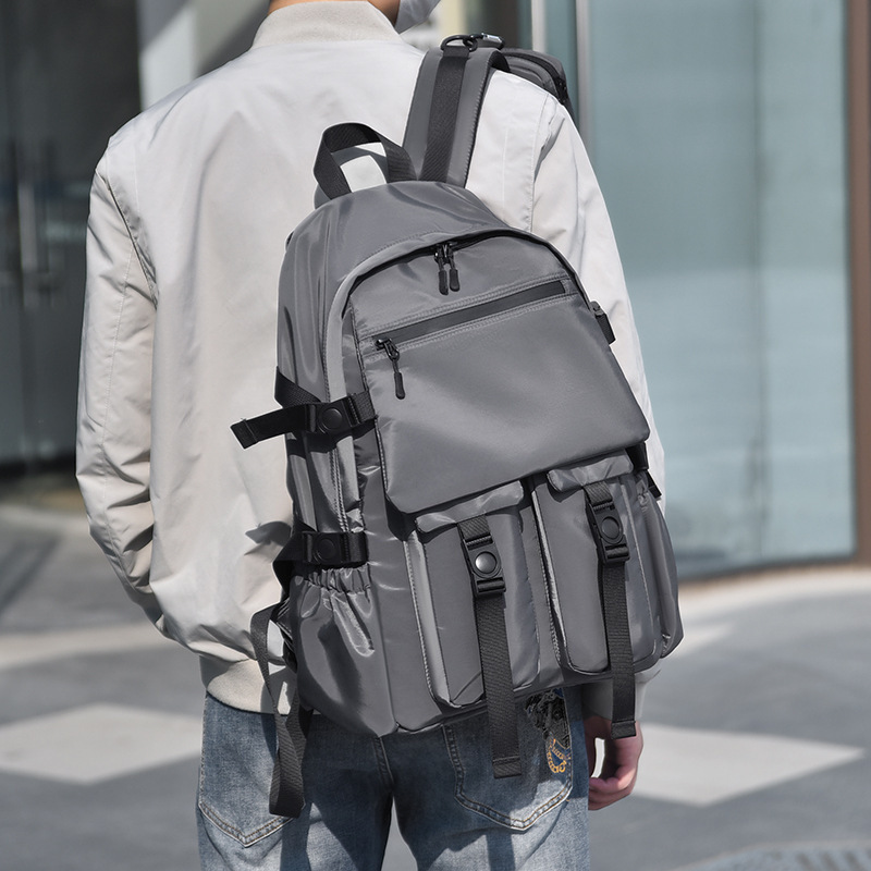 Backpack Men S New Fashion Trendy Casual Free Shipping Designer Bag College Student Bag Luxury Bag Men S Commuting Large Capacity Travel Computer Back