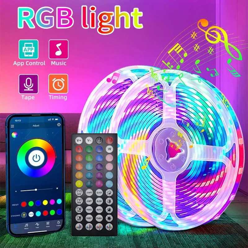 Led Strip Usb Rgb 5050 Wifi 5V Led Ribbon 10M 15M Ice String Backlight App Led Band With Bluetooth Remote Led Lights For Room C250912