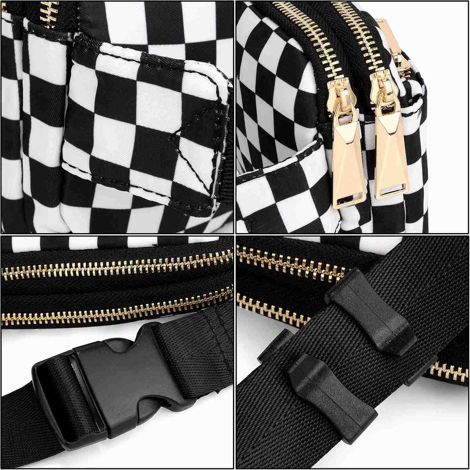 Fanny Pack for Women Crossbody Trendy Fashion Belt Purse Chest Waist Hip Bumbag for Outdoor Shopping Travel HikingW250912