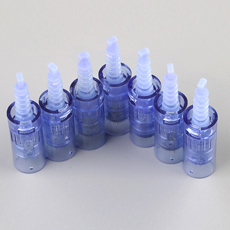 100Pcs Derma Pen Bayonet Needle Cartridge Microneedling Dr.pen A6 Replace Stamp L1 R3 F3 F5 R5 F7 9pin 12pin 24 36 42 Pins Nano Round 3D 5D Dermapen M