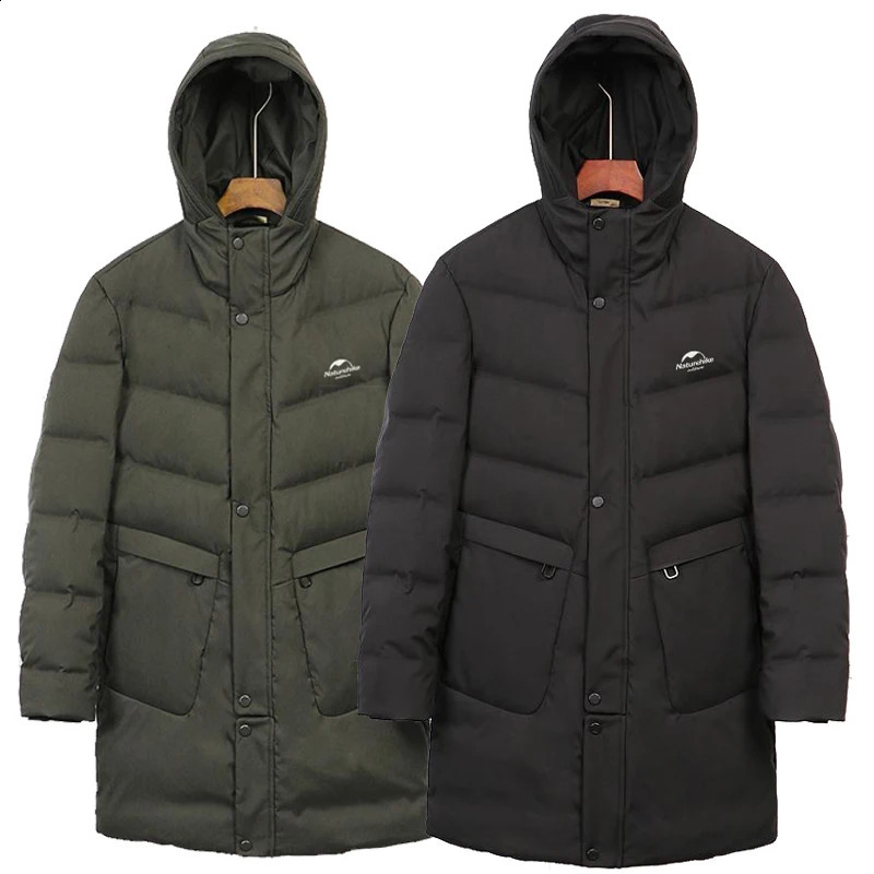 Men Down Winter Warm Thick Windproof Parkas Jackets Coat Autumn Fashion Hooded Slim Fit Casual 250911