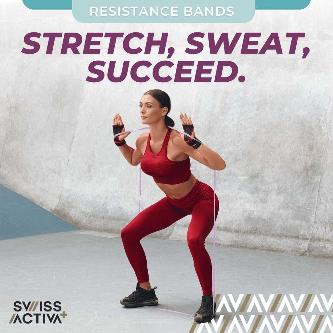 Activa Resistance Bands 1565 LBS Exercise Bands for Women Booty Bands for Exercise Pilates PullUp Glutes Resistance Bands for Working Out Workout Band