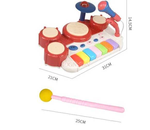 Baby clapping drum Baby toy clapping drum Childrens music 01 years old early education puzzle music drum Jazz drum C250912