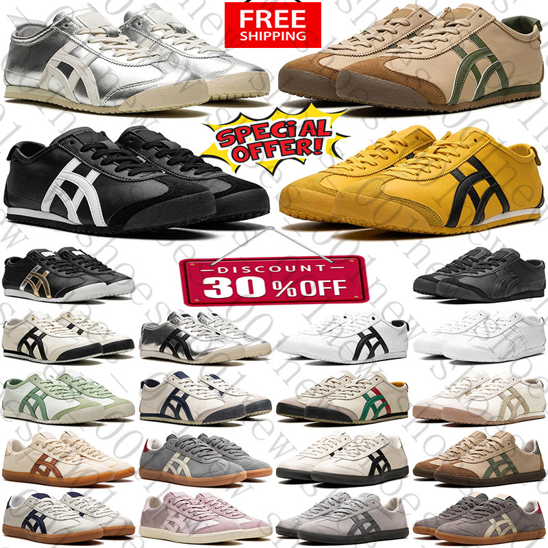 Free Shipping tigers mexico 66 Designer sneakers Running Shoes black white trainers for mens womens chaussure Outdoor Sports runners top