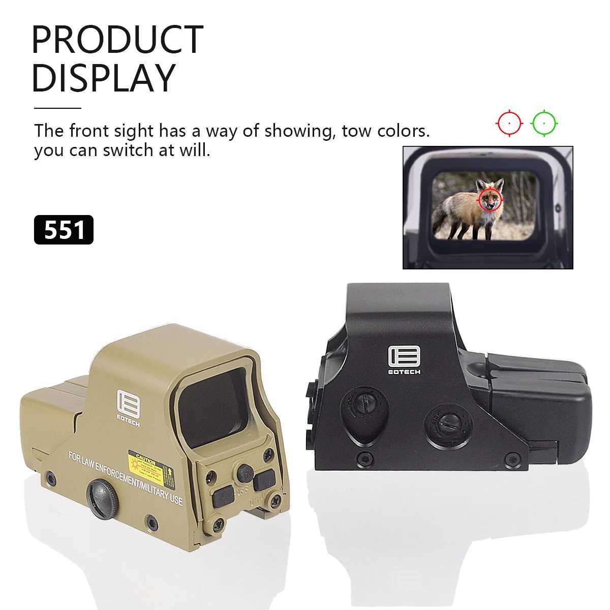 Tactical 551 552 553 558 Red Dot Holographic Sight G33 G43 G45 Scope 3X Magnifier Hunting Riflescope GBRS Riser Airsoft W250912