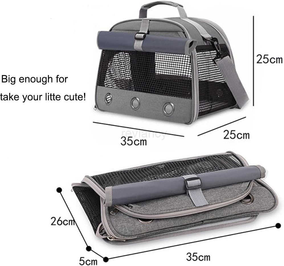 Pig Travel Carrier BagPortable Small Animal Carrier Pouch for Hamster Chinchilla Rabbit Bunny Gerbil Hedgehog Sugar Glider Hedgehog Outgoing Travel Ca