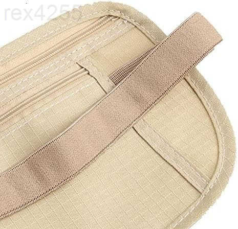 Money Belt for Travel Hidden RFID Security Pouch AntiTheft Passport Fanny Pack for Men Women Present Gift money pouches for cash small travel money po