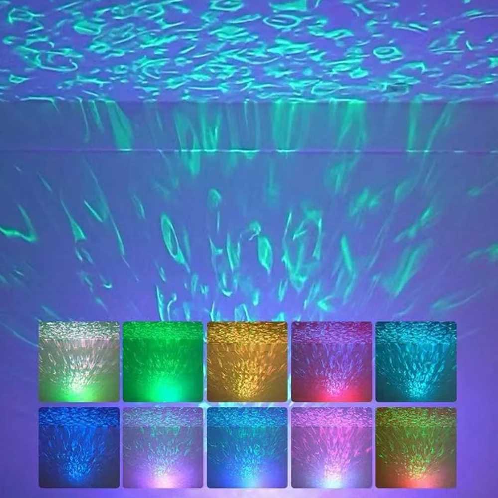TMOOY USB Starry Projector Light With 7Color Patterns Ocean Wave Night Lights for Home Bedroom Decoration Galaxy Projector Lamp C251122