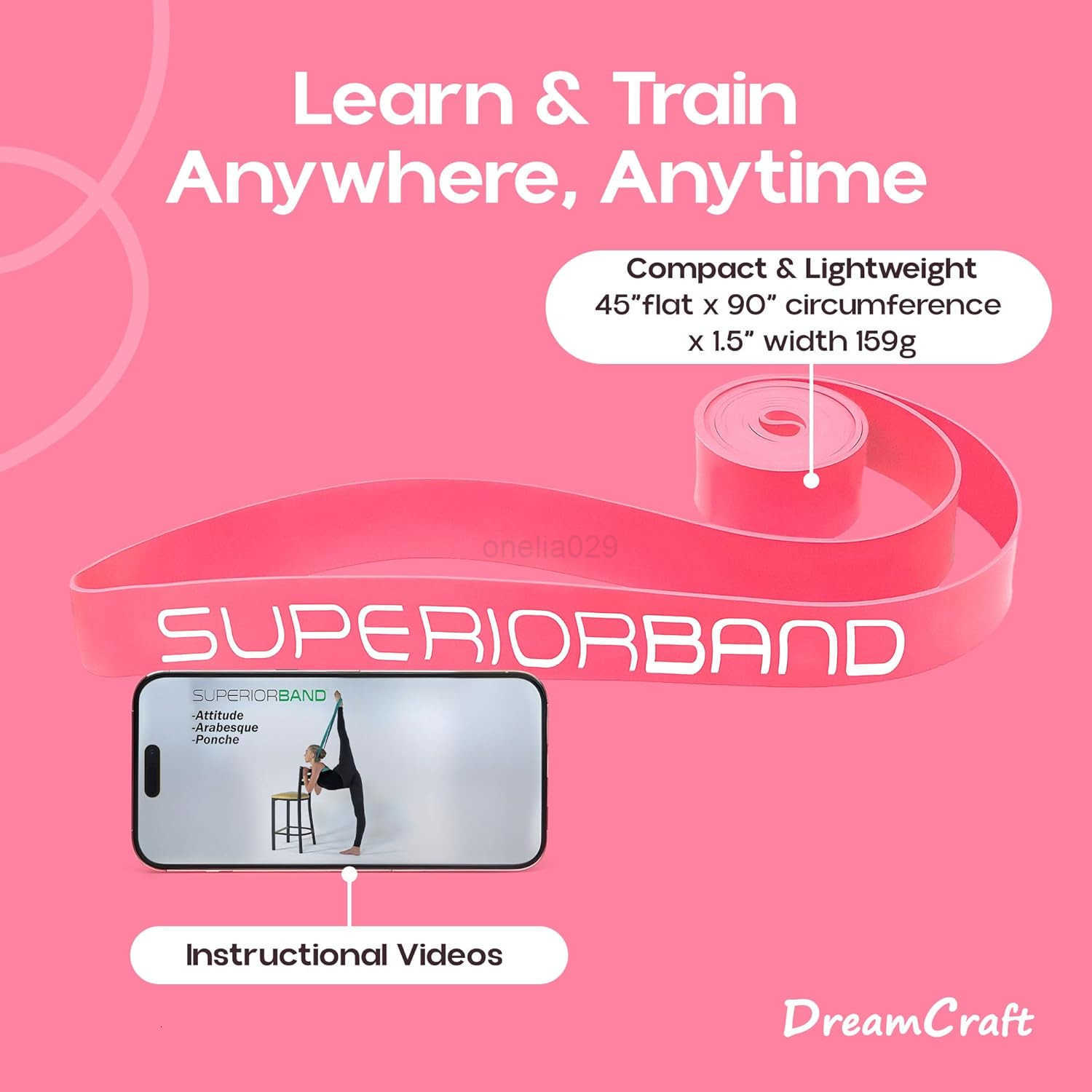 Ballet Stretch Bands for Exercise Dancer Stretching Bands Gymnastics Stretch Bands Ballet Bands for Stretching Long Resistance Bands Foot Stretcher Ba