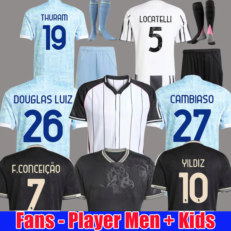 fans player 25 26 YILDIZ BREMER J DAVID soccer jerseys 2025 2026 football shirt KOOPMEINERS men kids 3rd Kit LOCATELLI DOUGLAS LUIZ