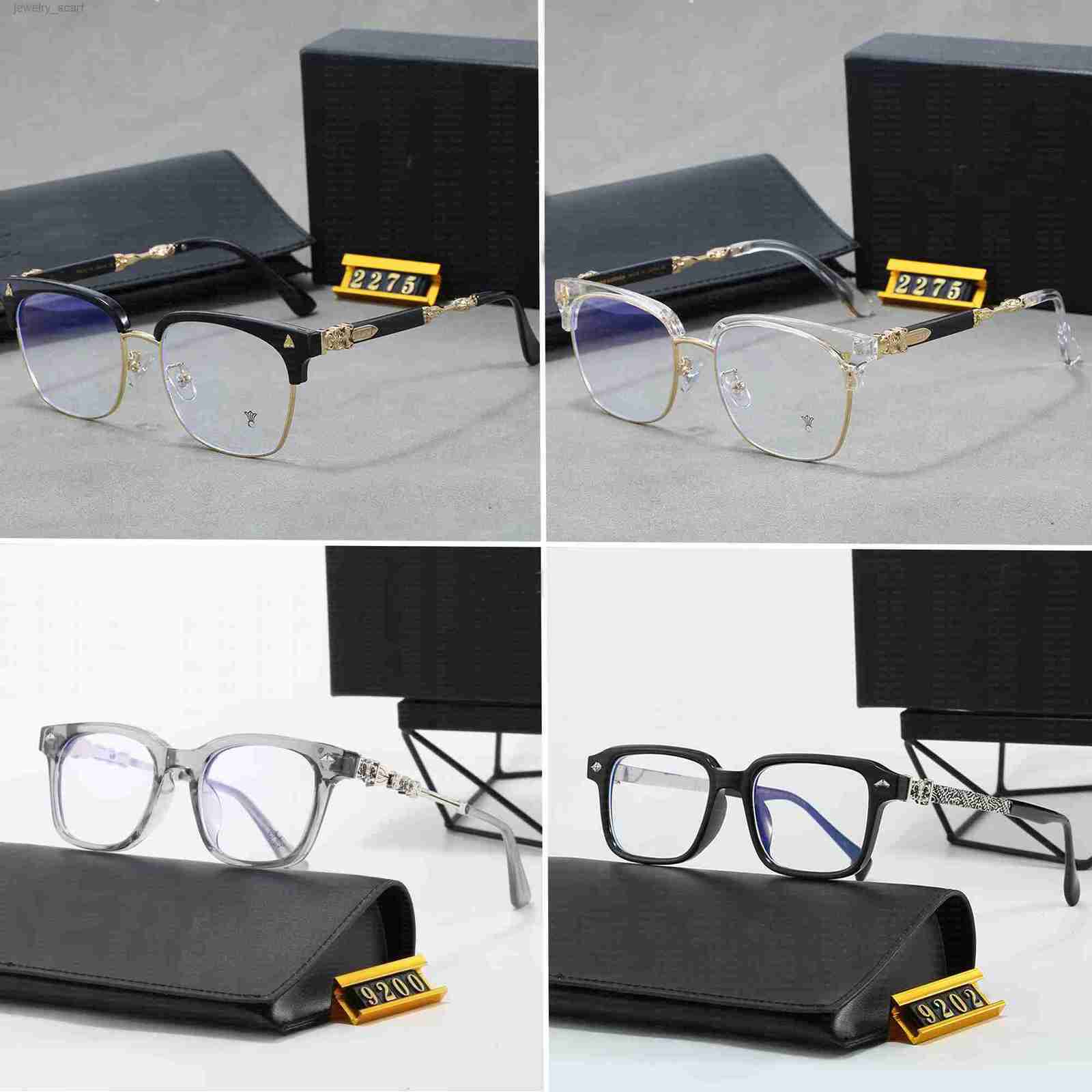 Chrome Sunglasses Cross Sunglasses Luxury Designer Glasses Sunglasses For Women glasses Frames Men Fashion Plate Eyeglass a14 clear glasses