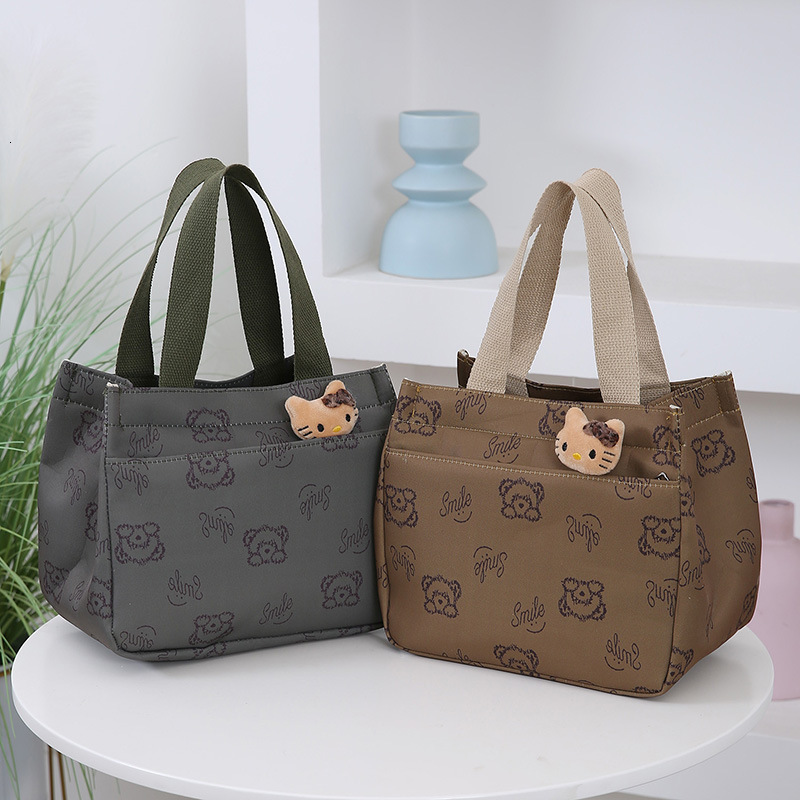 New Large Capacity Handbag For Men Free Shipping And Women Fashion Corduroy Mommy Outing Student Designer Bag Lunch Bag Simple Work Luxury Bag Cloth B