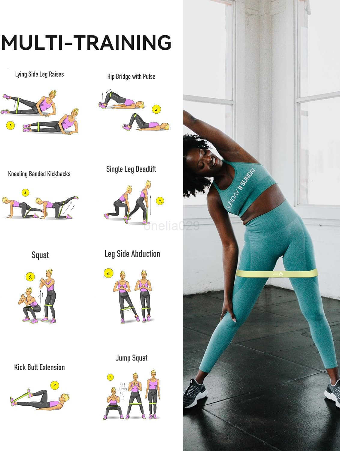 Resistance Bands Set Exercise Bands Resistance Bands for Working Out Booty Bands for Women and Men Workout Bands for Physical TherapyYoga W250912