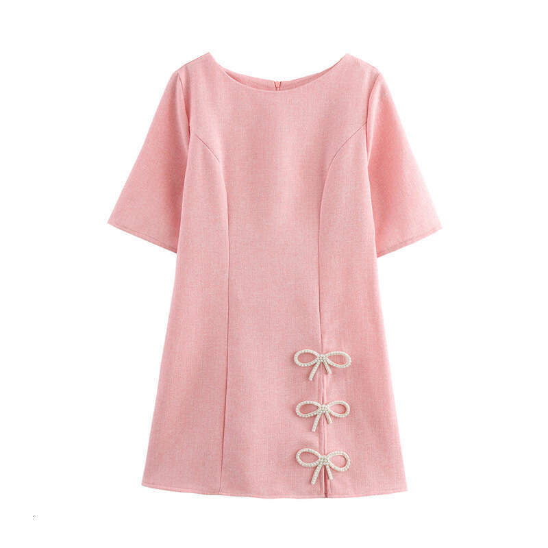 DHEssentials Spring New Women's Slim Fit Casual Strap Dress Youthful Elegant Style