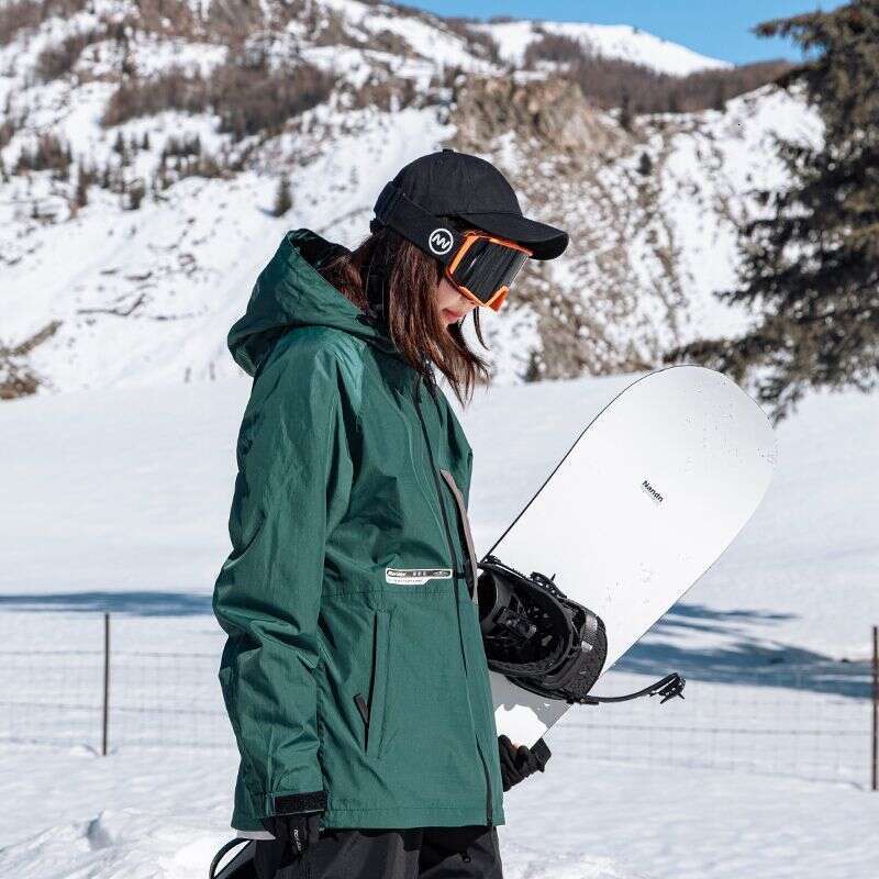 Men Women Solid Color Ski Jacket Ski Pants Warm Windproof Winter Overalls Hoodie Waterproof Outdoor Sports Clothing Snowboard