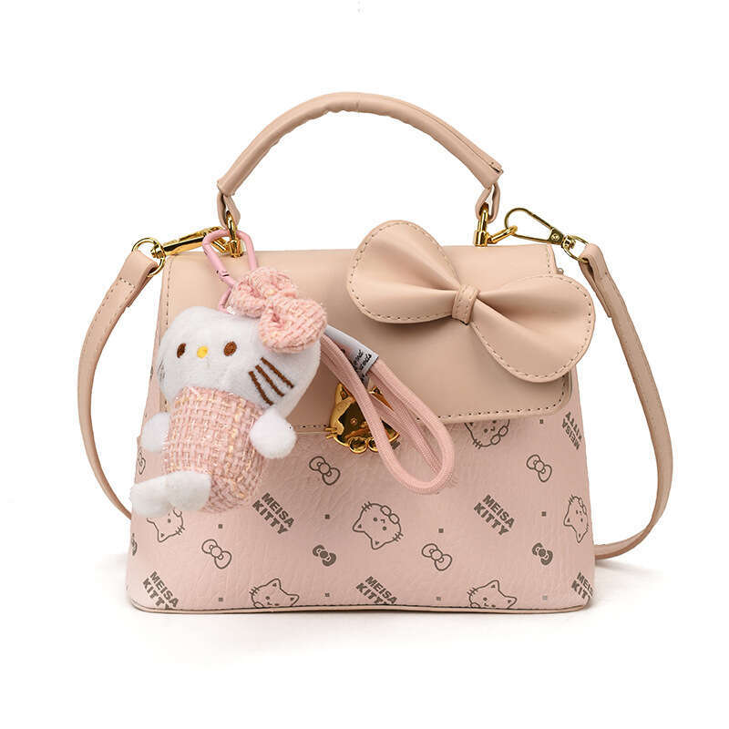 Designer Bag Luxury Handbags Small Tote Bags for Women 2025 New Pattern Printed Versatile Shoulder Crossbody Bag with Bowtie