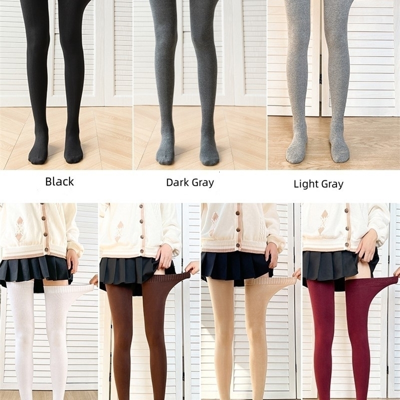 13Pcs Sexy Women Stocking Plus Size Black White Thigh High Socks Over Knee Warm Socks Lolita Stocking Leg Warmers Medias Mujer 250911