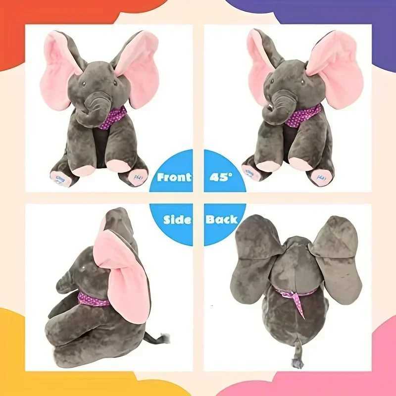 2025 New Hideandseek Elephant Plush Toy Baby Hideandseek Game Toy Singing Interactive Musical Toys Gifts Z250912