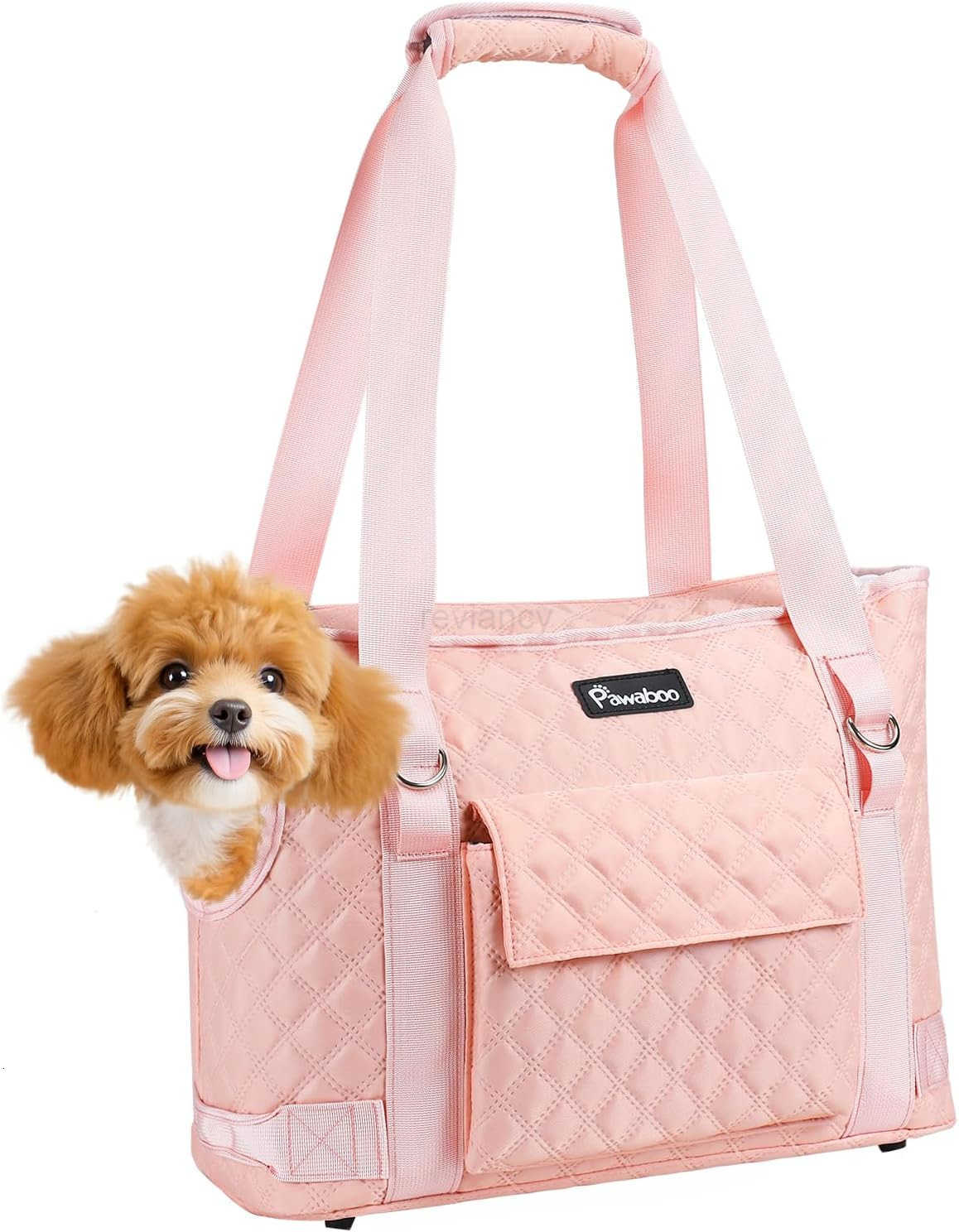 Dog Purse Carrier for Small Dogs with Pocket Lightweight Dogs and Puppies Tote Bag Carrier Dog Carriers Soft Sided for Puppy Cat Rabbit Shopping Trave