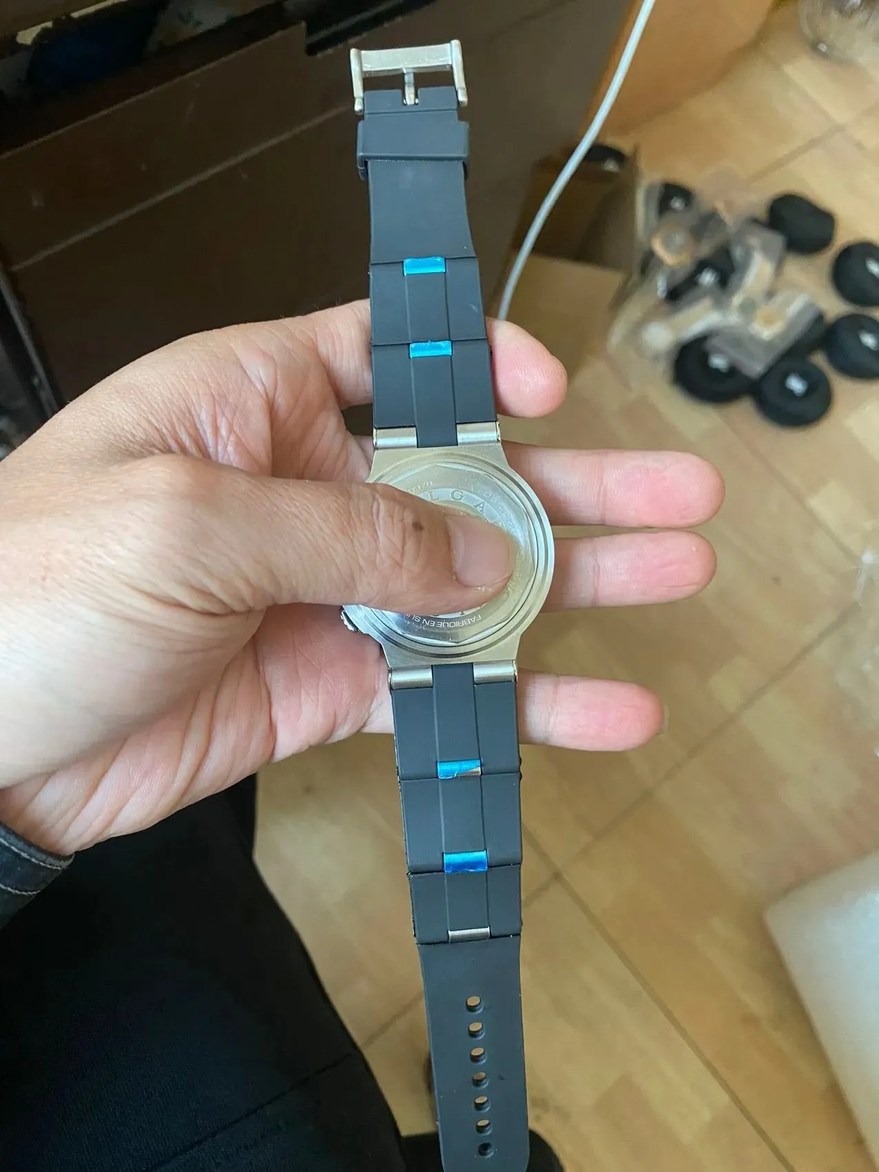 U1 Top Factory AAA Men's Watch Sapphire Mirror Quality quartz ALUMINIUM chronograph movement Rubber strap 44mm thickness Designer Watch Chronogra