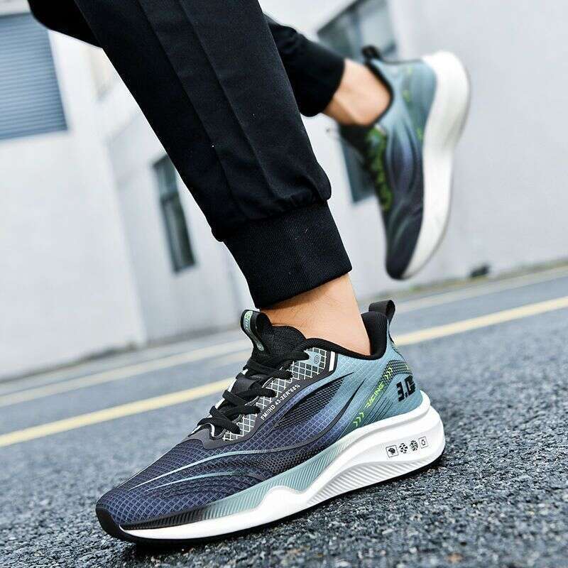 2026 Flying Woven Men's Fashion Soft Sole Casual Outdoor Sports Running Shoes - view 6