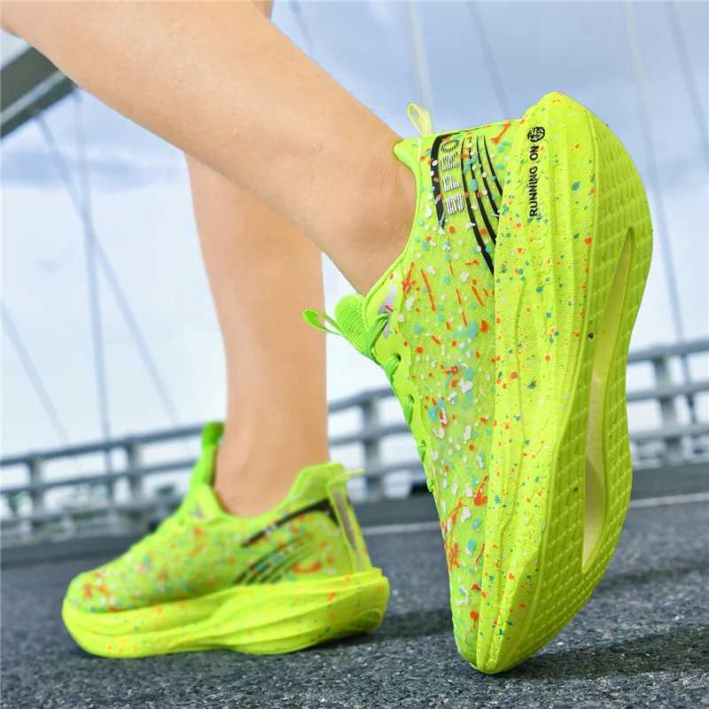 Mens Running Shoe Marathon Men Sport Breathable Lightweight Womens Comfortable Nonskid Four Season Outdoor Running Shoes W250912