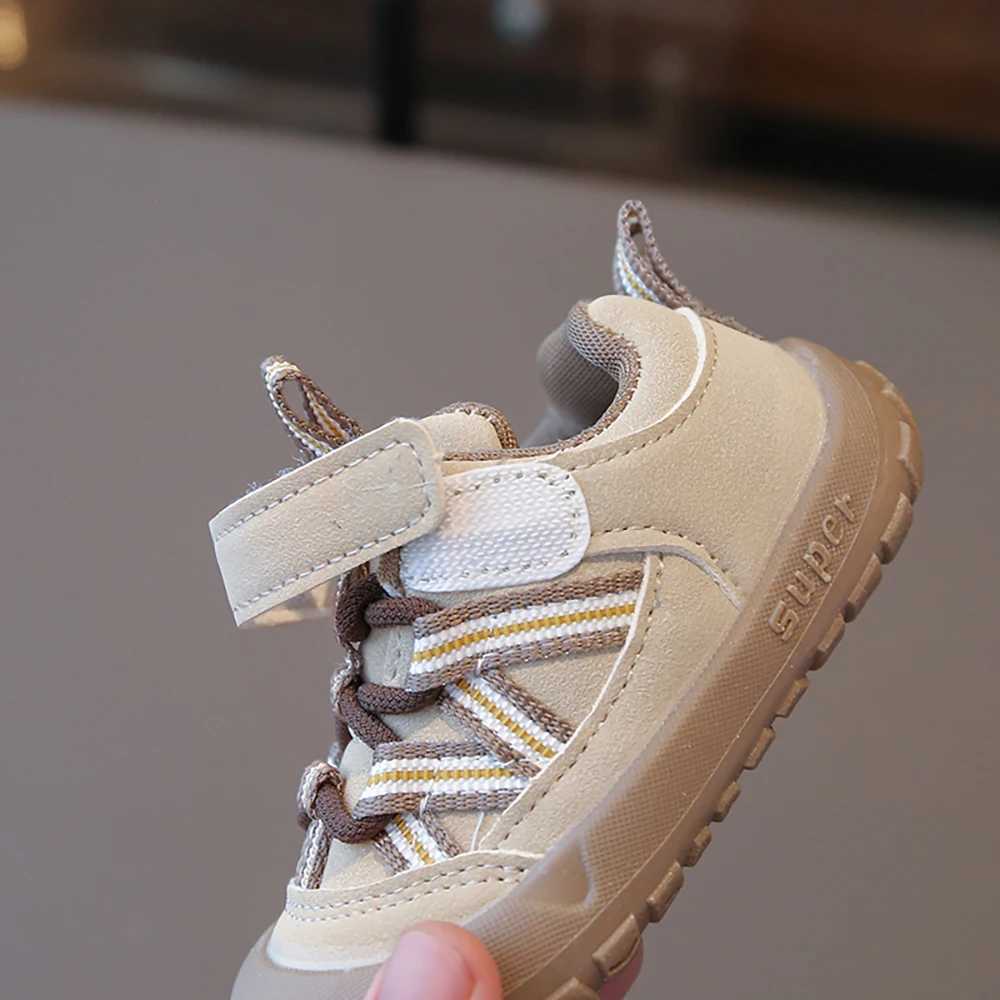 Autumn Sport Shoes For Children PU Leather Ergonomics Baby Boys Girls Sneakers Softsoled Toddler Shoes For Kids Sneakers Y250912