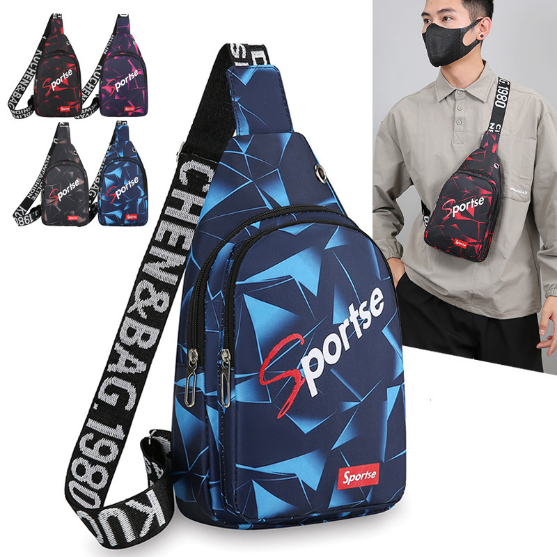 Men S Luxury Bag Chest Bag Summer Free Shipping Trendy Brand Large Capacity Youth Designer Bag Casual Backpack Waterproof Fashion Single Shoulder Cros