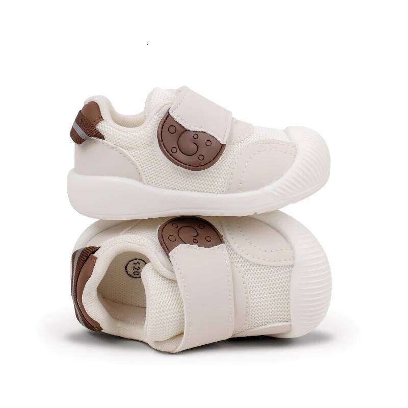 Boys Girls Spring and Fall Cartoon Cute Baby Sneakers Soft Rubber Bottom Non-slip Breathable Walking Shoes