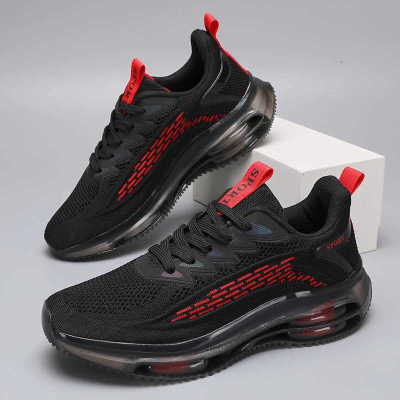 2025 New Casual Mens Fashionable Air Cushion Flat Shoes Breathable Lightweight Sports Shoes Suitable for Running and Walking W250912