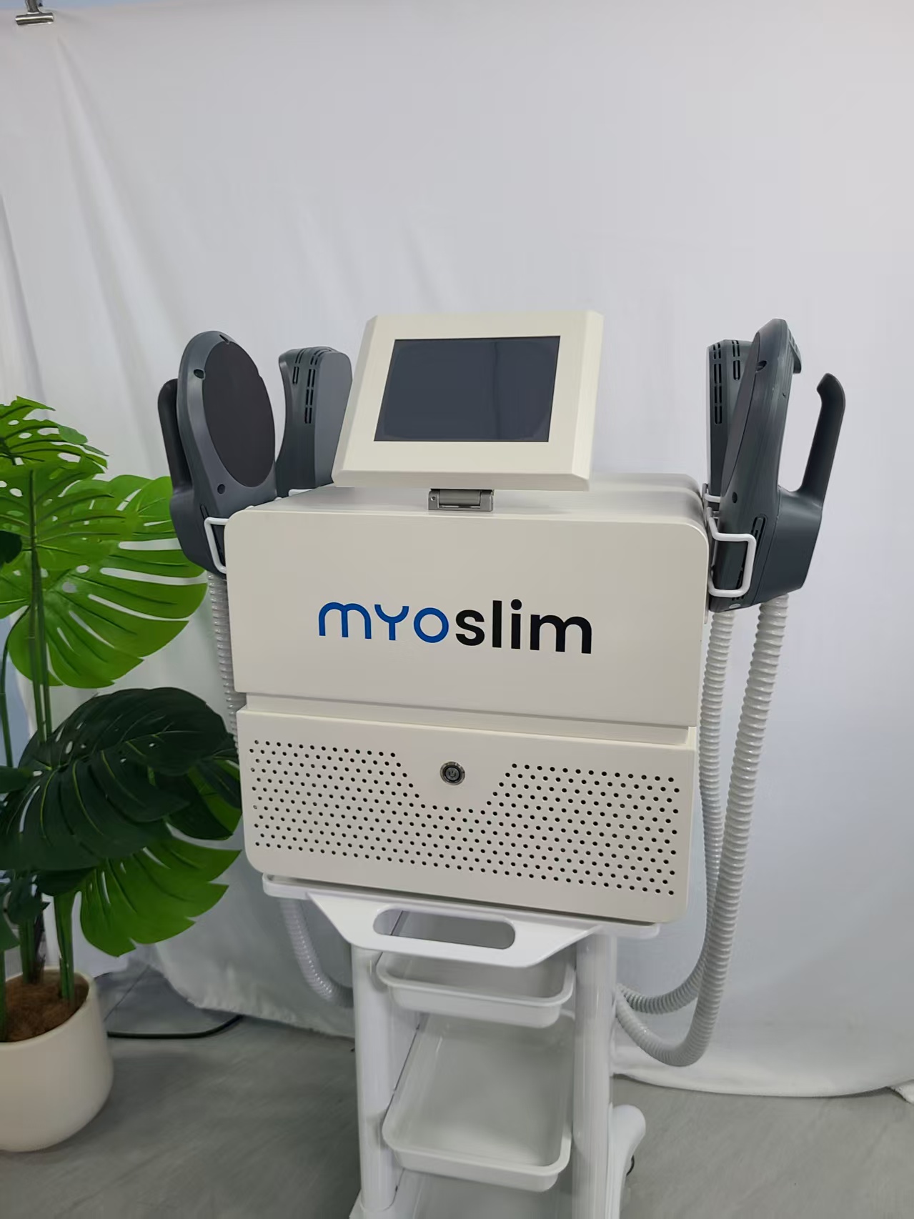 EMS Body Sculpting Machine Fat Burning Muscle Building Device MYOSlim 15Tesla 6500W Body Contouring For Salon Use Weight Loss and Skin Tightening Equi